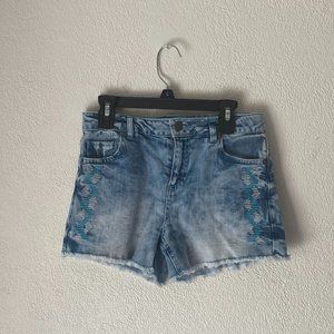 5/$25 Xhilaration Girls' Stylish Jeans Shorts 99% Cotton Size L